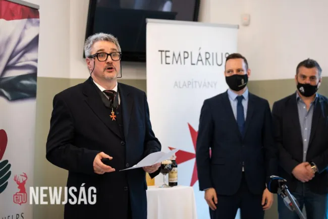 Templárius Sör bemutató a Pesti TV műsorában. 