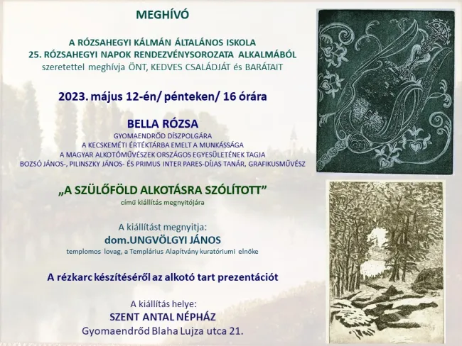Bella Rózsa kiállítás