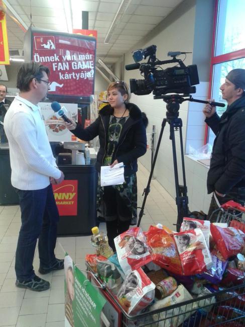 Élelmiszerbank adomány gyűjtés a Templárius Alapítvány segítségével