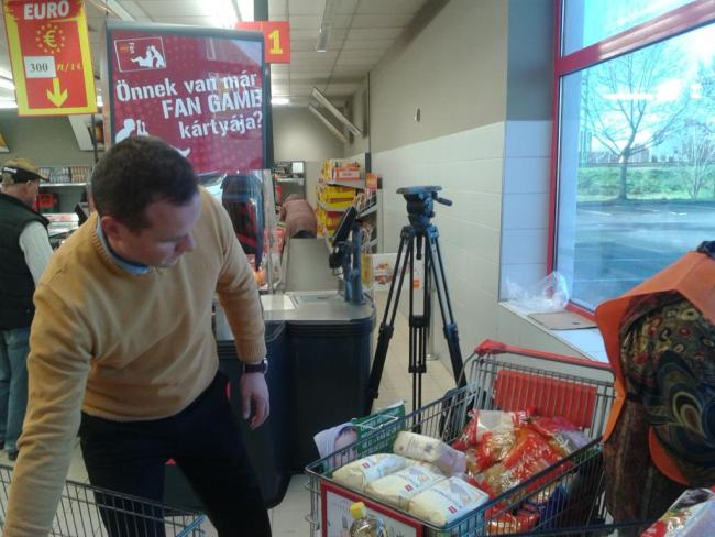 Élelmiszerbank adomány gyűjtés a Templárius Alapítvány segítségével