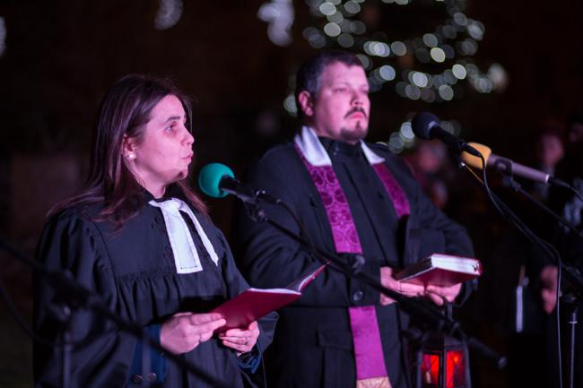 Adventi gyertyagyújtás és adományozás Gyomaendrődön