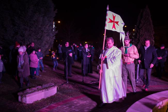 Adventi gyertyagyújtás és adományozás Gyomaendrődön