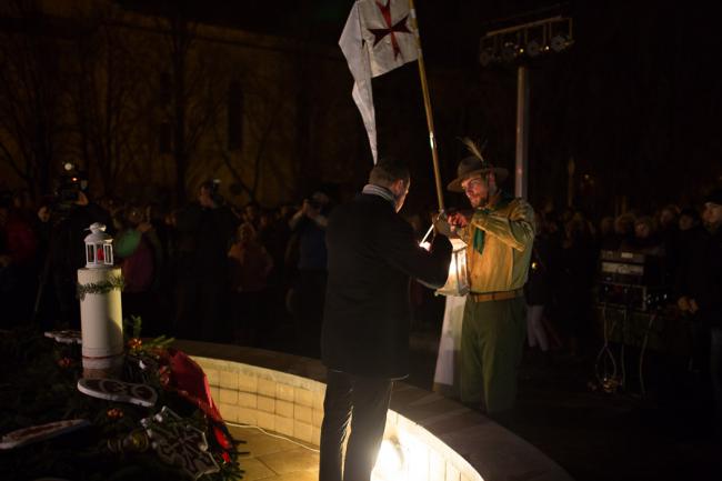 Adventi gyertyagyújtás és adományozás Gyomaendrődön