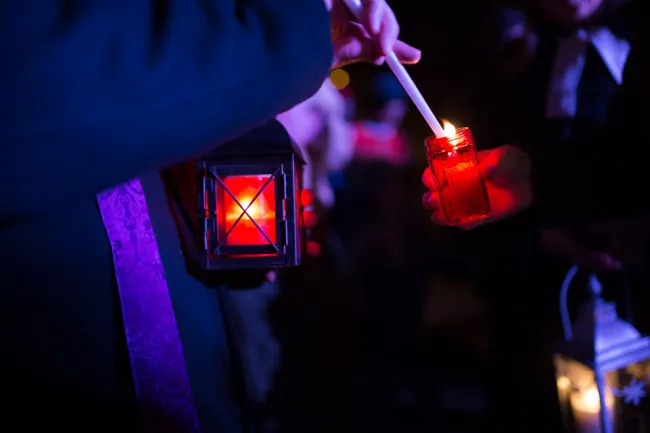Adventi gyertyagyújtás és adományozás Gyomaendrődön