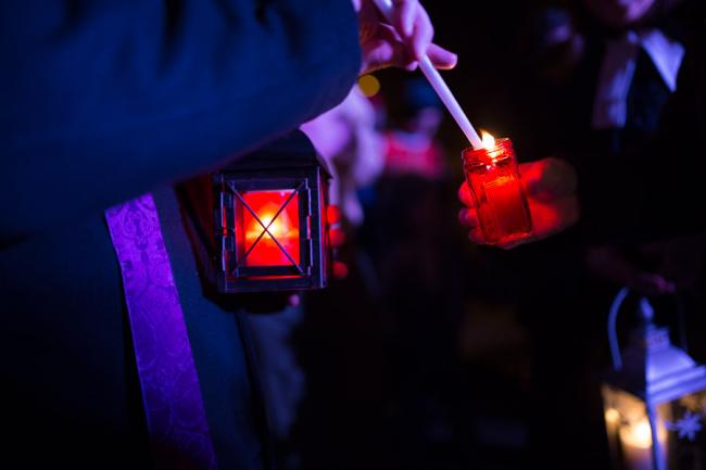 Adventi gyertyagyújtás és adományozás Gyomaendrődön