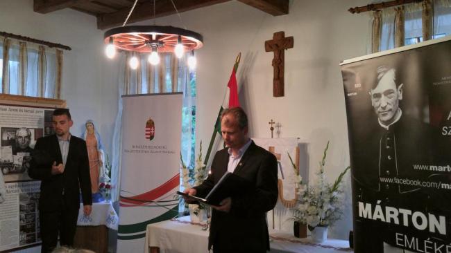 Márton Áron vándorkiállítás Gyomaendrődön