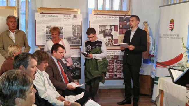 Márton Áron vándorkiállítás Gyomaendrődön