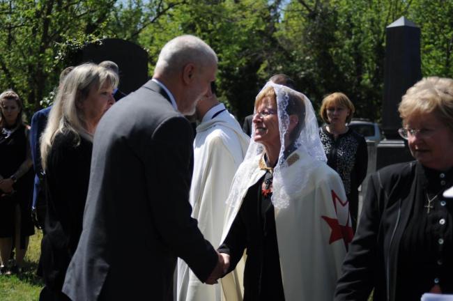 Czappán Györgyné sz. Várkonyi Magdolna dámánk temetése 2018. április 20.