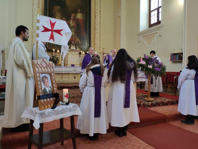 Érsek Barnabásné sz. Vass Beáta dáma temetése