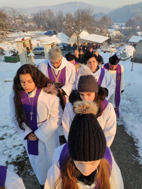 Érsek Barnabásné sz. Vass Beáta dáma temetése